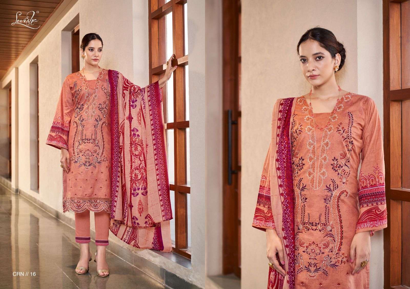 Levisha CHEVRON VOL-1 Pakistani LAWN Suits Wholesale catalog
