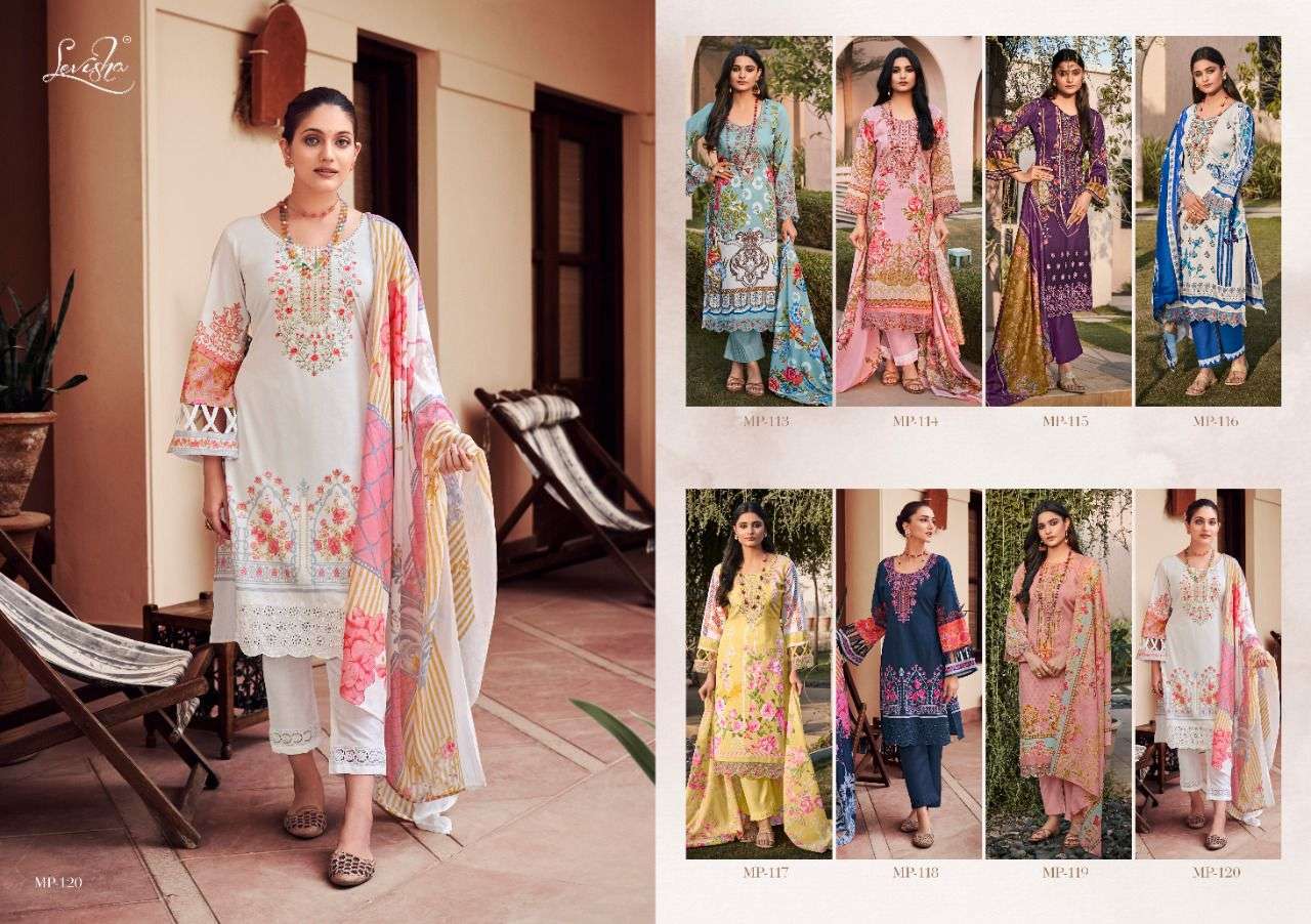 Levisha MAHEFUZ VOL-2 Designer Dress Materials Wholesale catalog