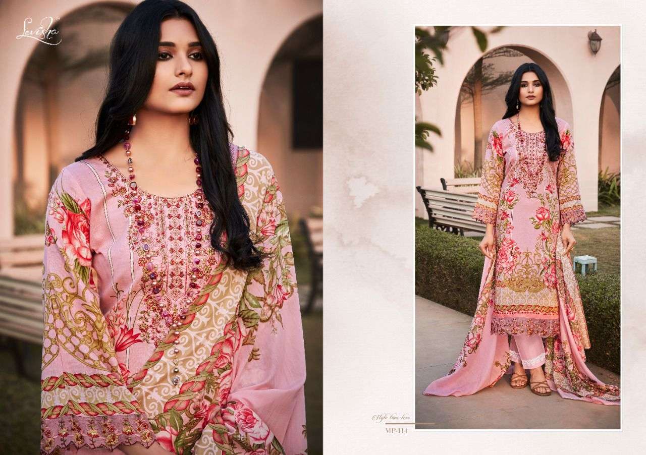 Levisha MAHEFUZ VOL-2 Designer Dress Materials Wholesale catalog