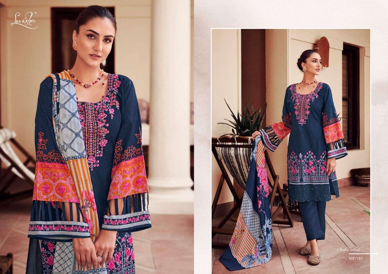 Levisha MAHEFUZ VOL-2 Designer Dress Materials Wholesale catalog