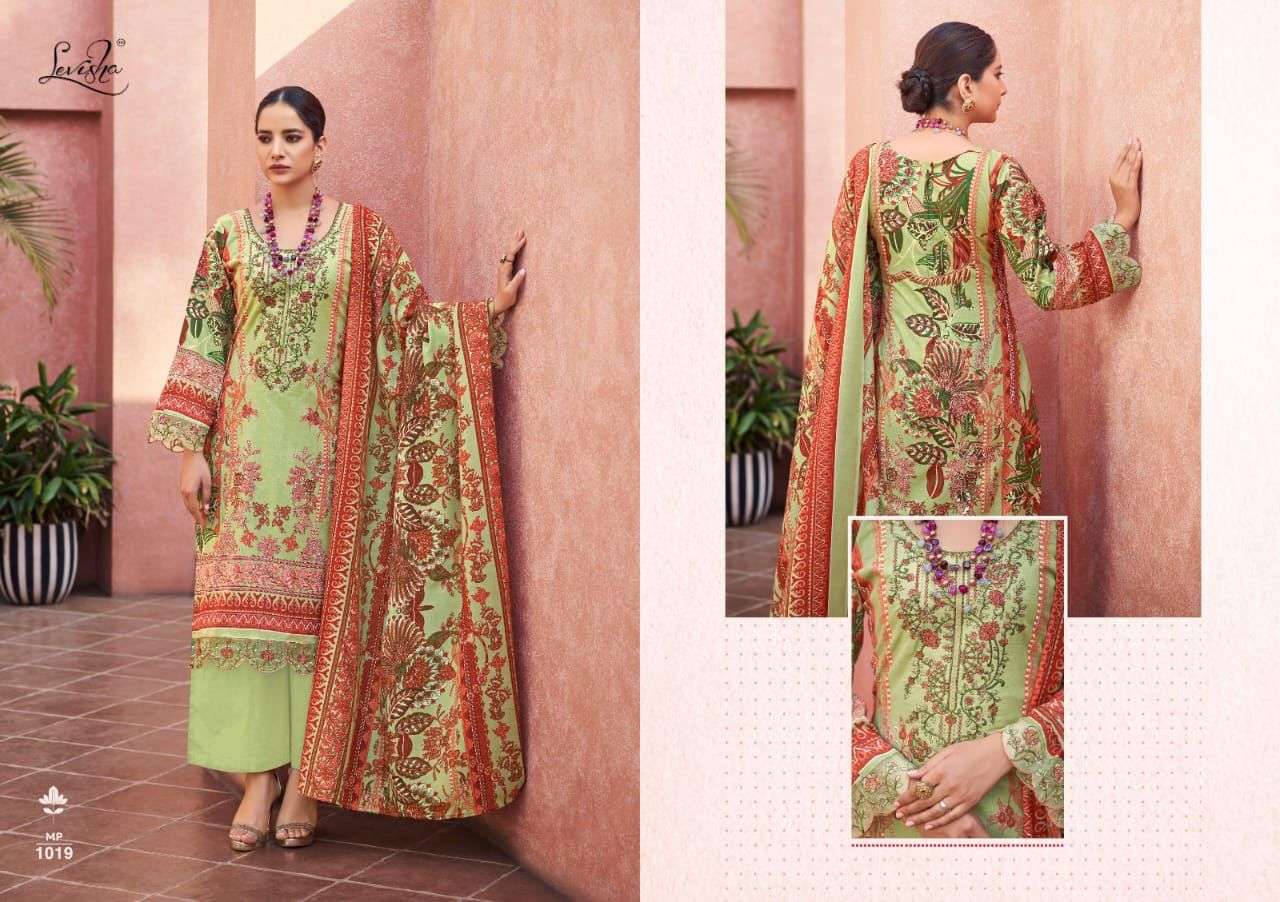 Levisha MAHEFUZ VOL-3 Designer Dress Materials Wholesale catalog