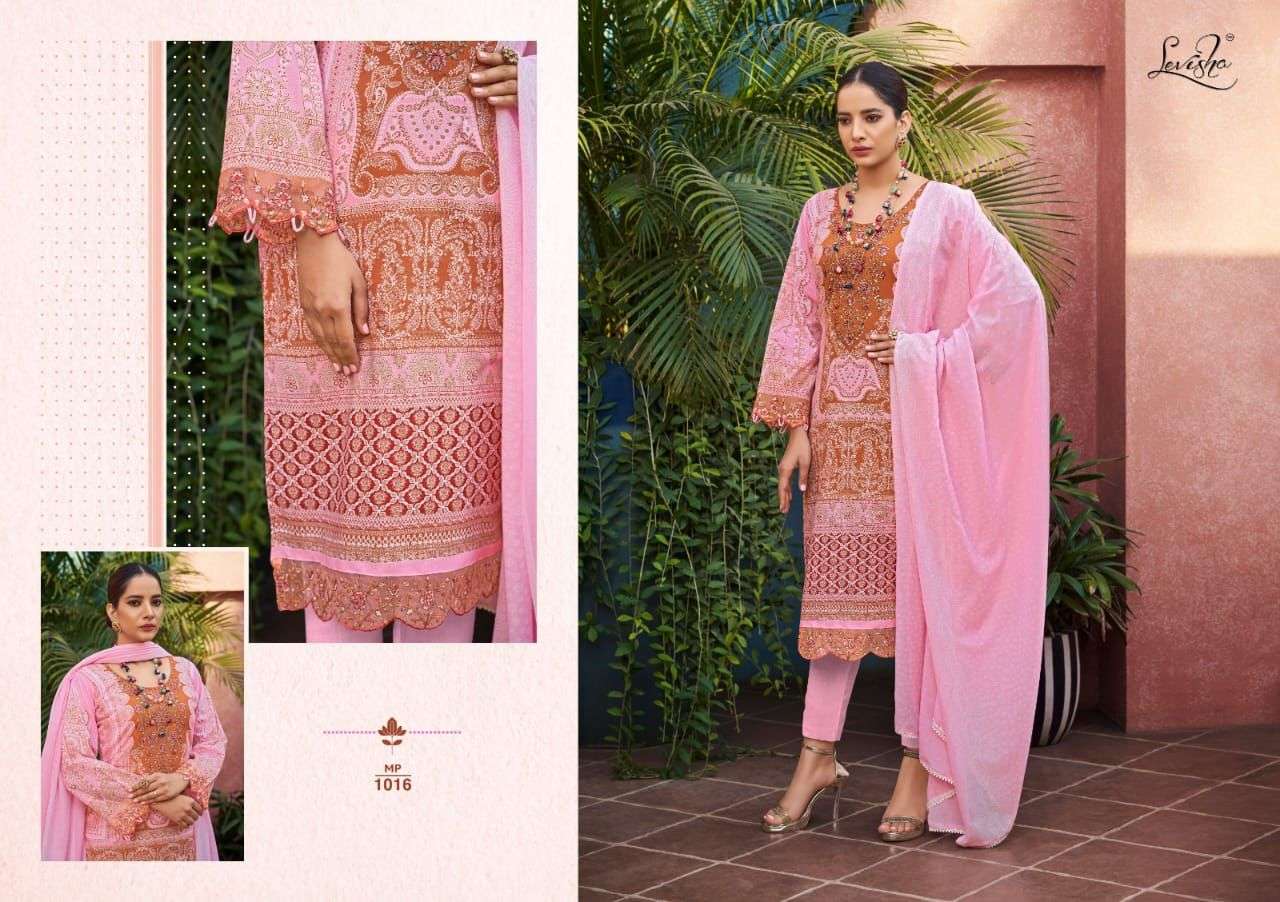 Levisha MAHEFUZ VOL-3 Designer Dress Materials Wholesale catalog
