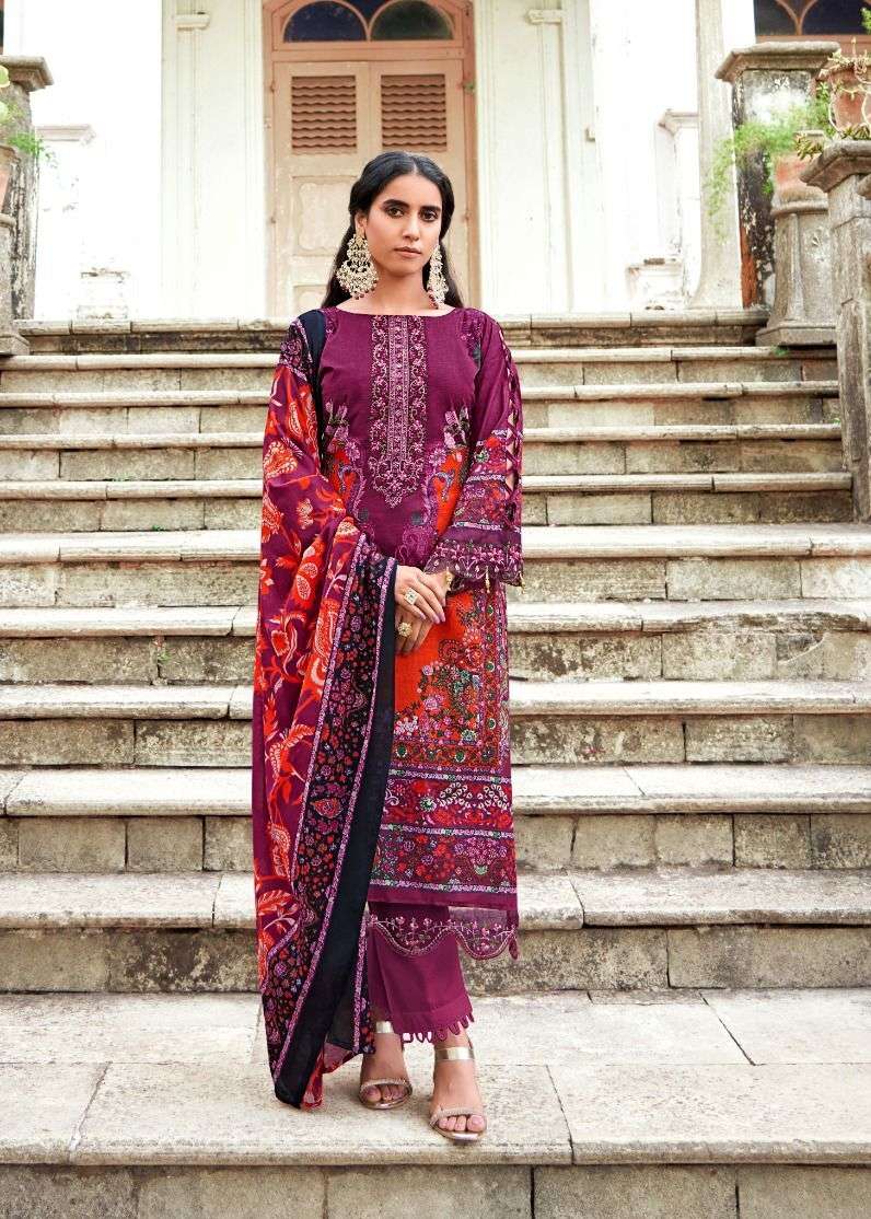 Levisha MAHEFUZ VOL-4 Designer Dress Materials Wholesale catalog