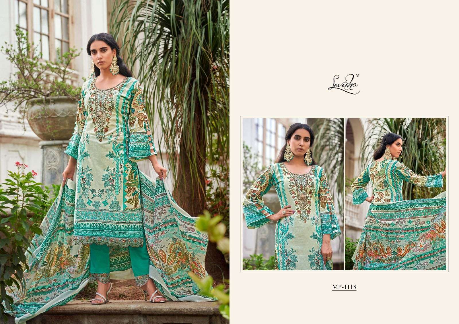 Levisha MAHEFUZ VOL-4 Designer Dress Materials Wholesale catalog