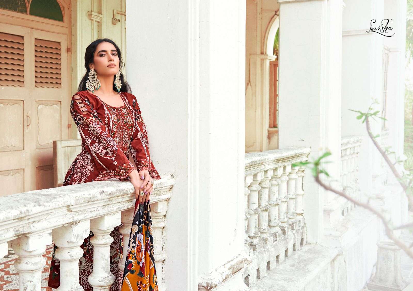 Levisha MAHEFUZ VOL-4 Designer Dress Materials Wholesale catalog