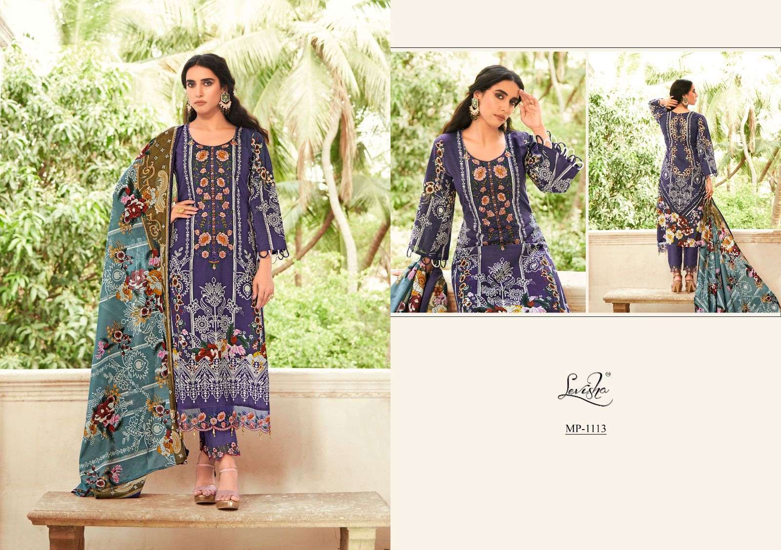Levisha MAHEFUZ VOL-4 Designer Dress Materials Wholesale catalog