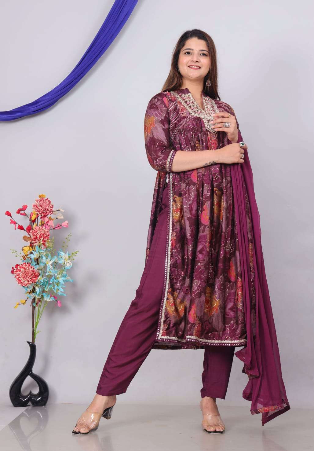LEYMENS vol - 2 Alia Cut Muslin Kurti Wholesale catalog