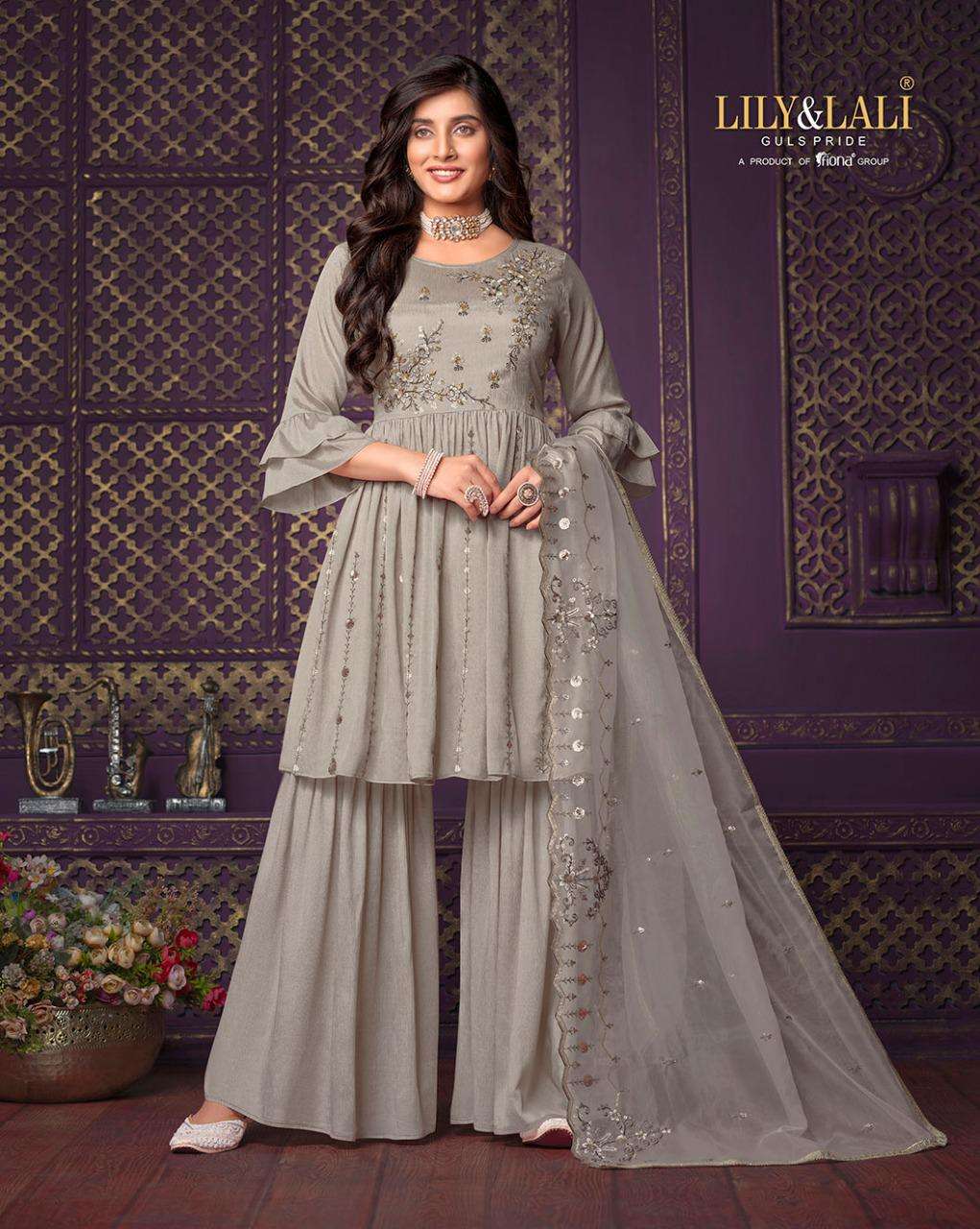 Lily Lali Eminent Vol 2 Readymade Sharara Dress Wholesale catalog
