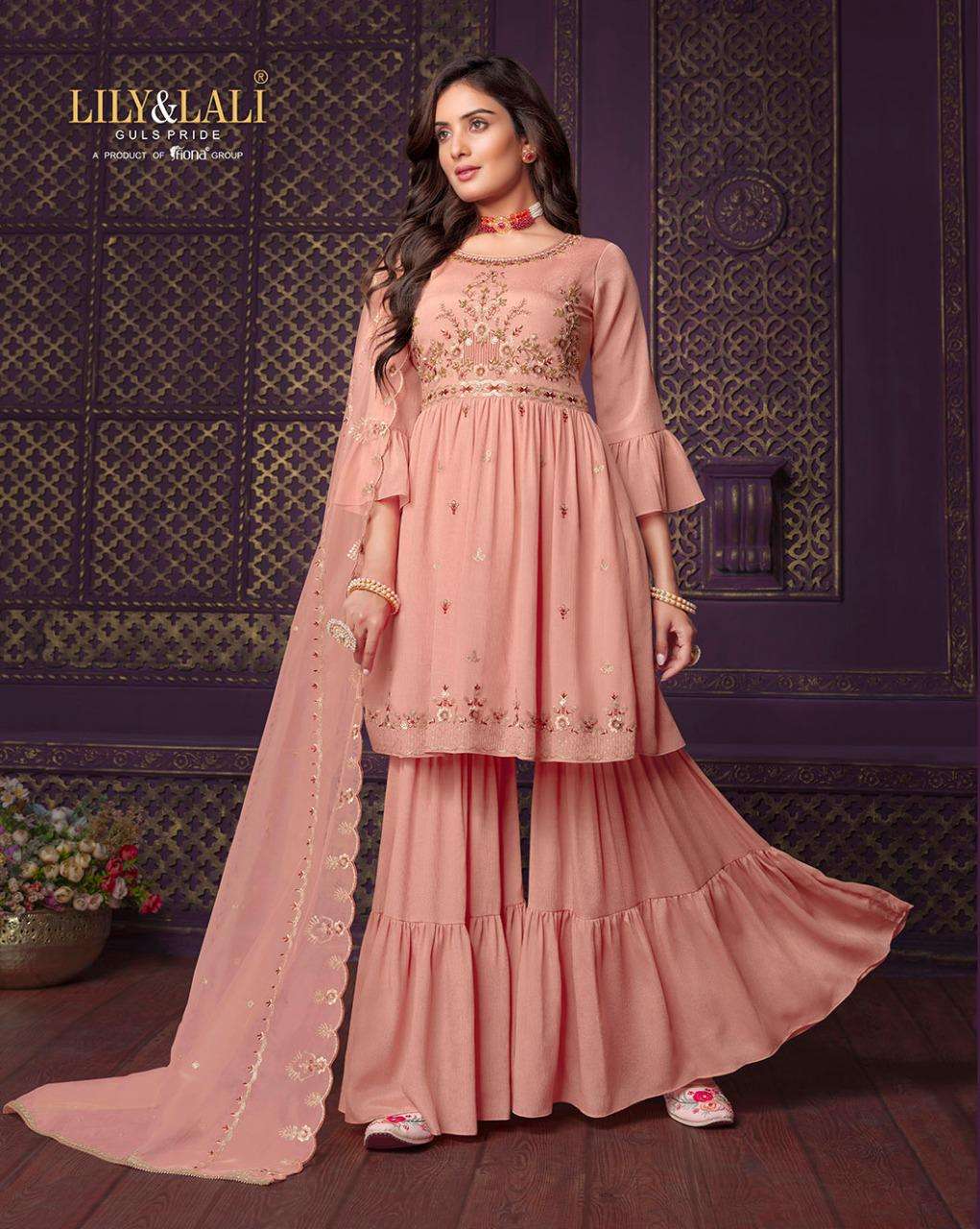 Lily Lali Eminent Vol 2 Readymade Sharara Dress Wholesale catalog