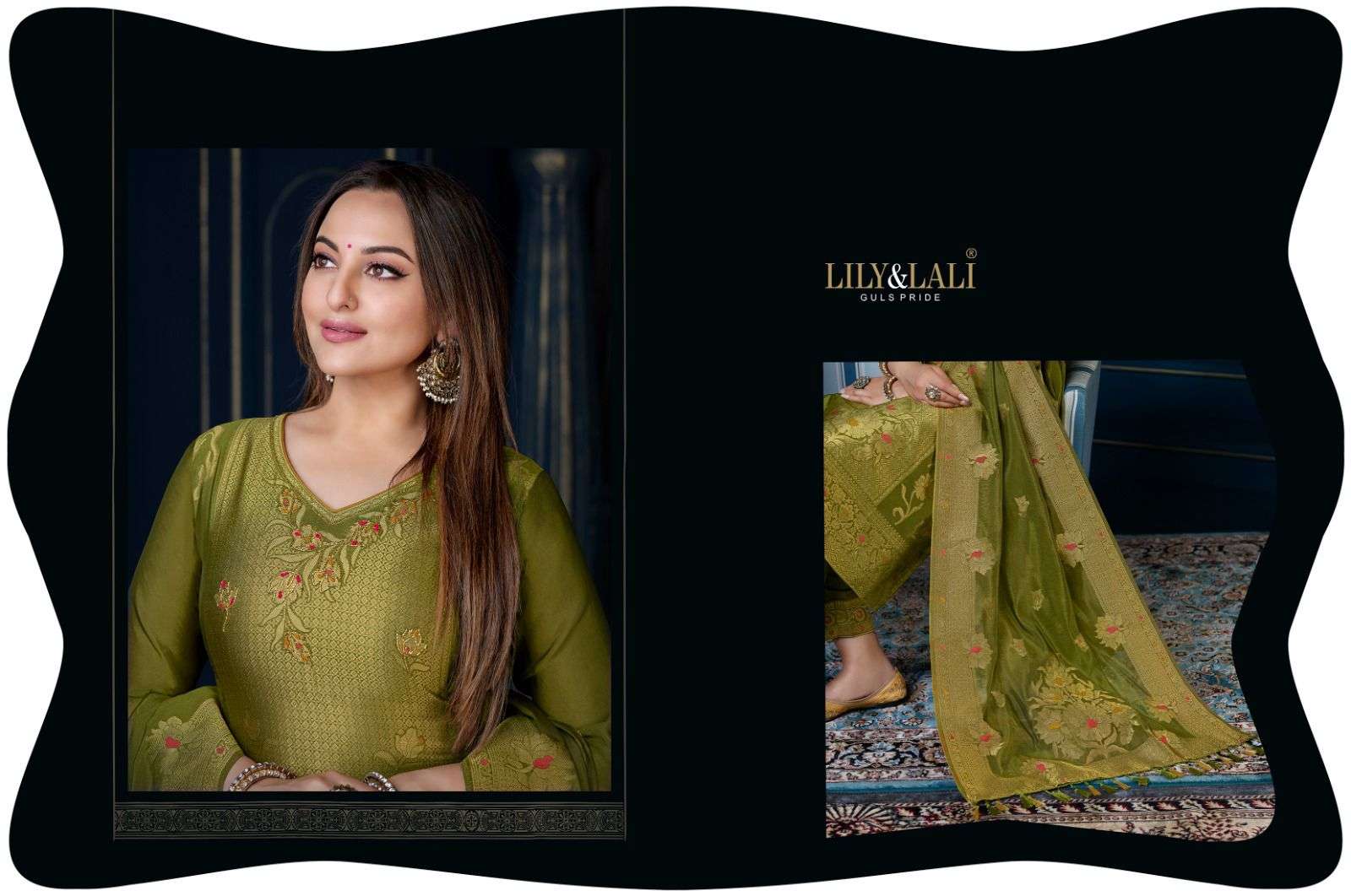 LILY & LALI SILK KARI-3 Organza Jacquard Kurti Wholesale catalog