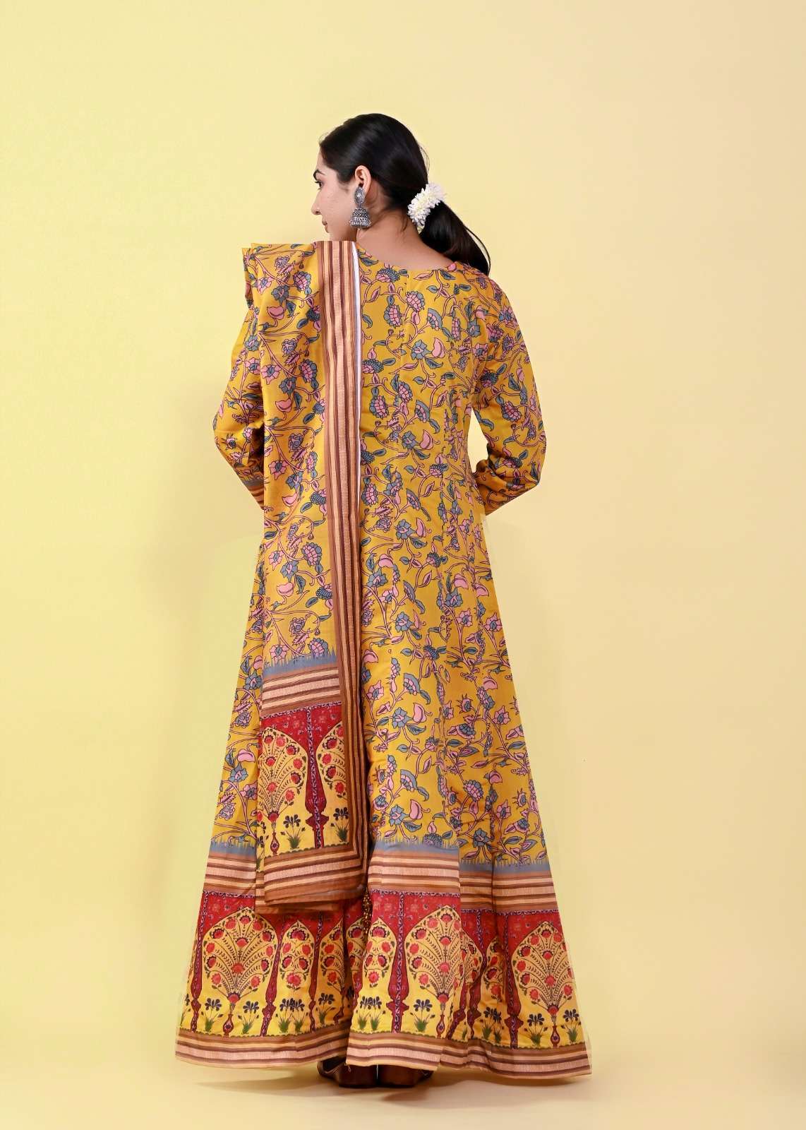 Lucaya Vol 7 Kalamkari Anarkali Readymade Gown With Dupatta Wholesale catalog