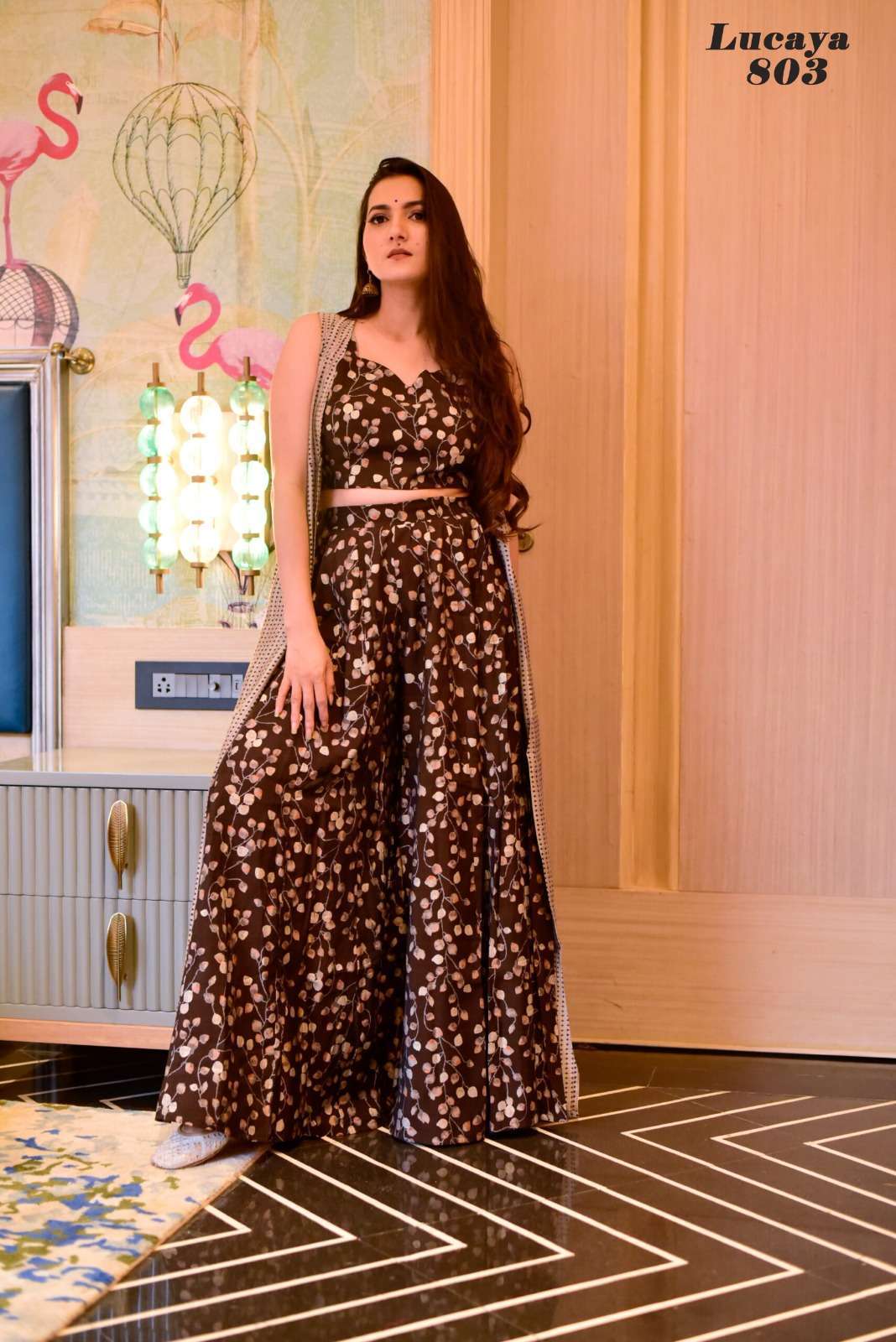 Lucaya Vol 8 Universal Ethenic Designer Kurti Wholesaler Indo-Western Crop Top Wholesale catalog