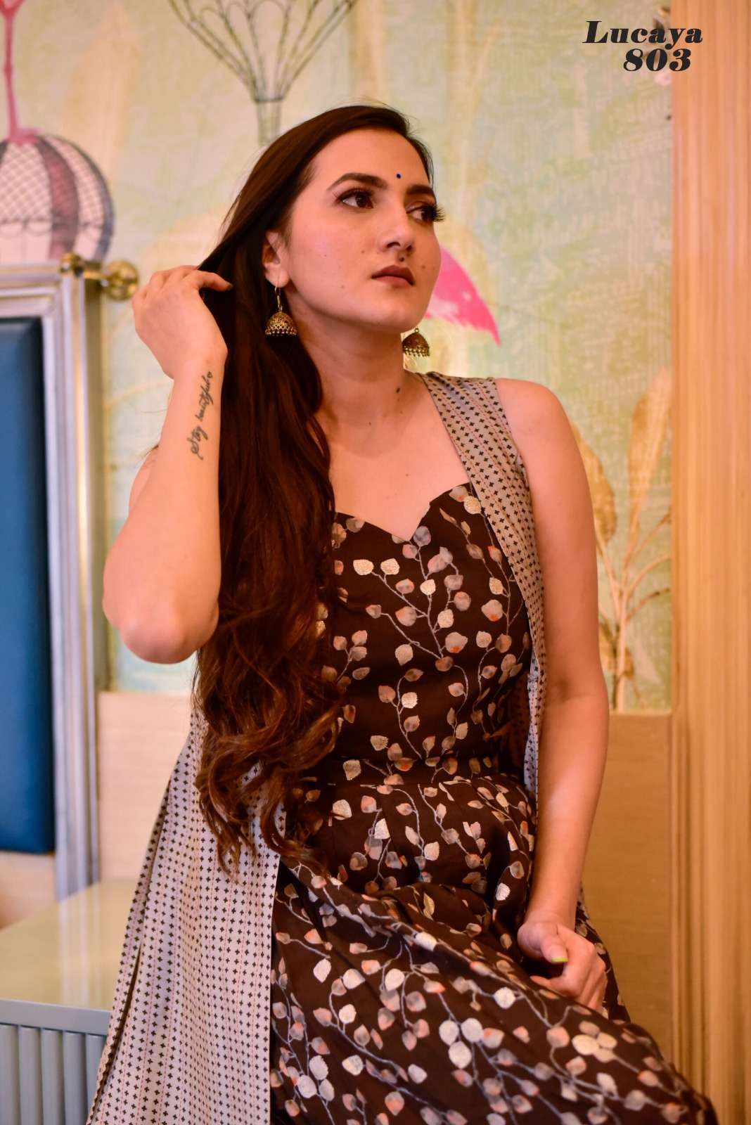 Lucaya Vol 8 Universal Ethenic Designer Kurti Wholesaler Indo-Western Crop Top Wholesale catalog