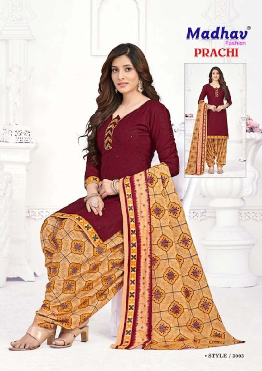Madhav Prachi Vol-3 -Dress Material -  Wholesale Catalog
