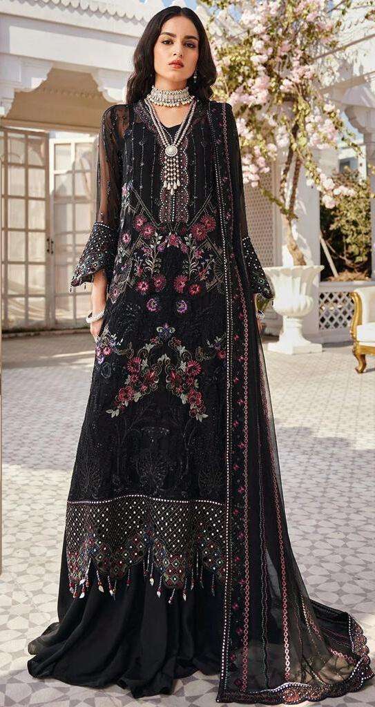 Mahnur Vol 24 Designer Georgette Pakistani Suits Wholesale catalog