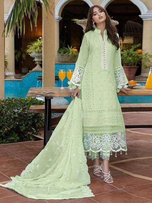 Mahnur Vol 27 Pakistani Georrgte Salwar Suits Wholesale catalog 