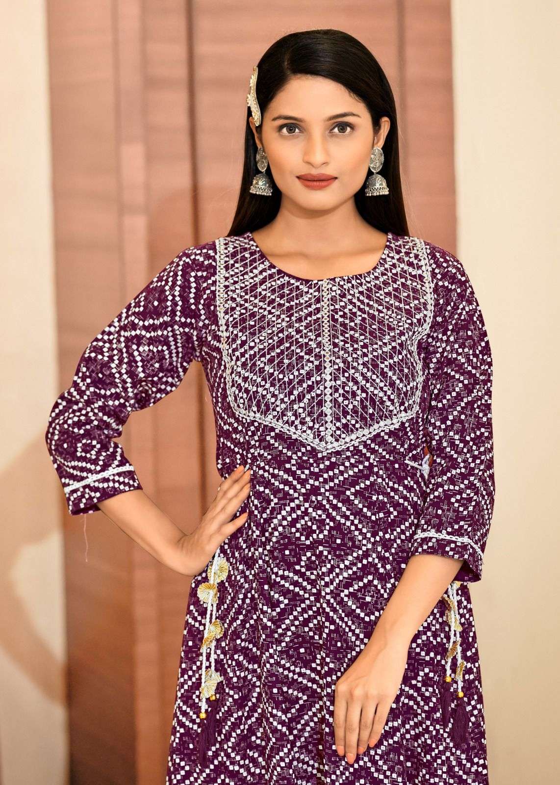 MALLIPOO-1 HEAVY RAYON GOLD KHADI PRINT Kurti Wholesale catalog