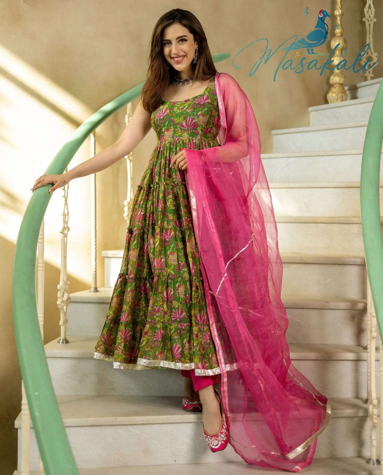 MASAKALI VOL 01  Gown Kurti Wholesale catalog
