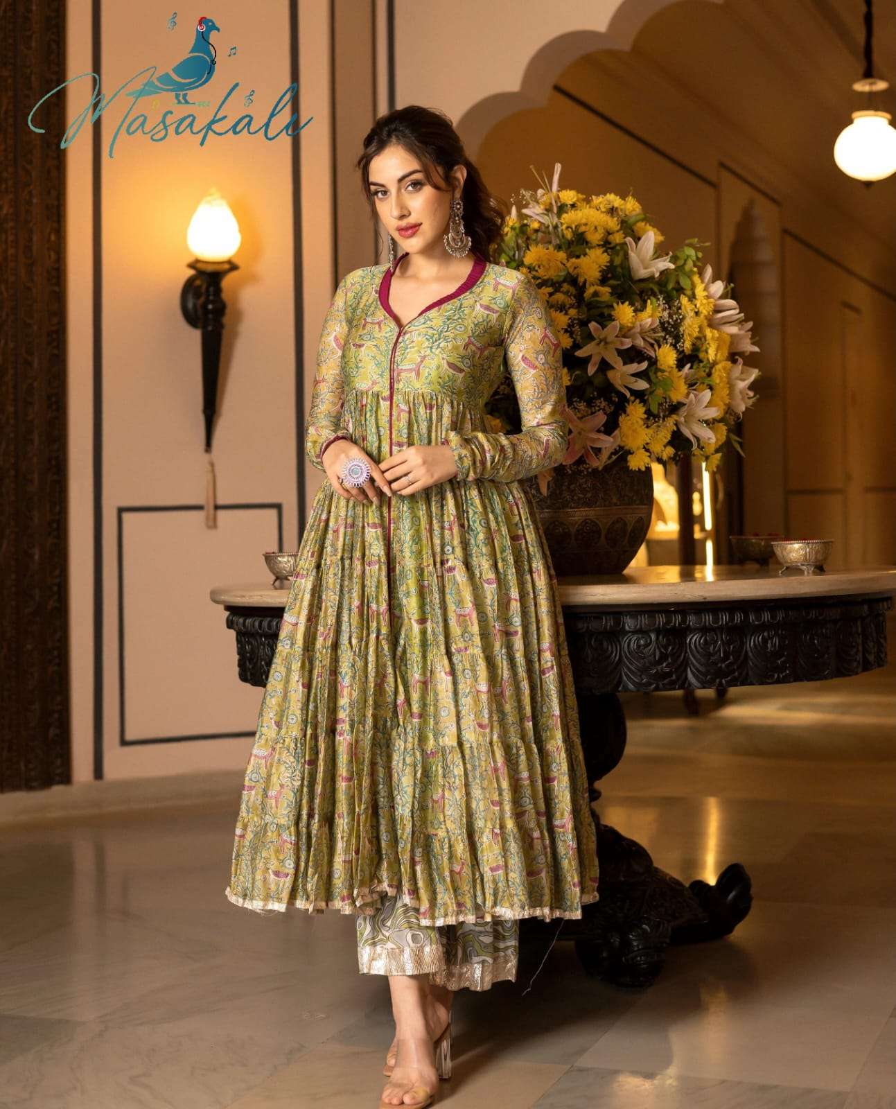 MASAKALI VOL 01  Gown Kurti Wholesale catalog