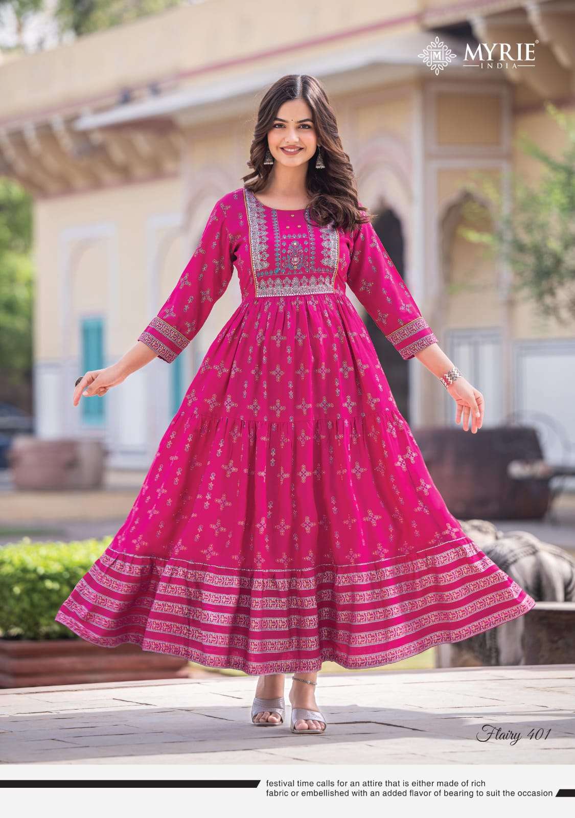 MAYRIE INDIA FLAIRY VOL 4 Kurti Wholesale catalog
