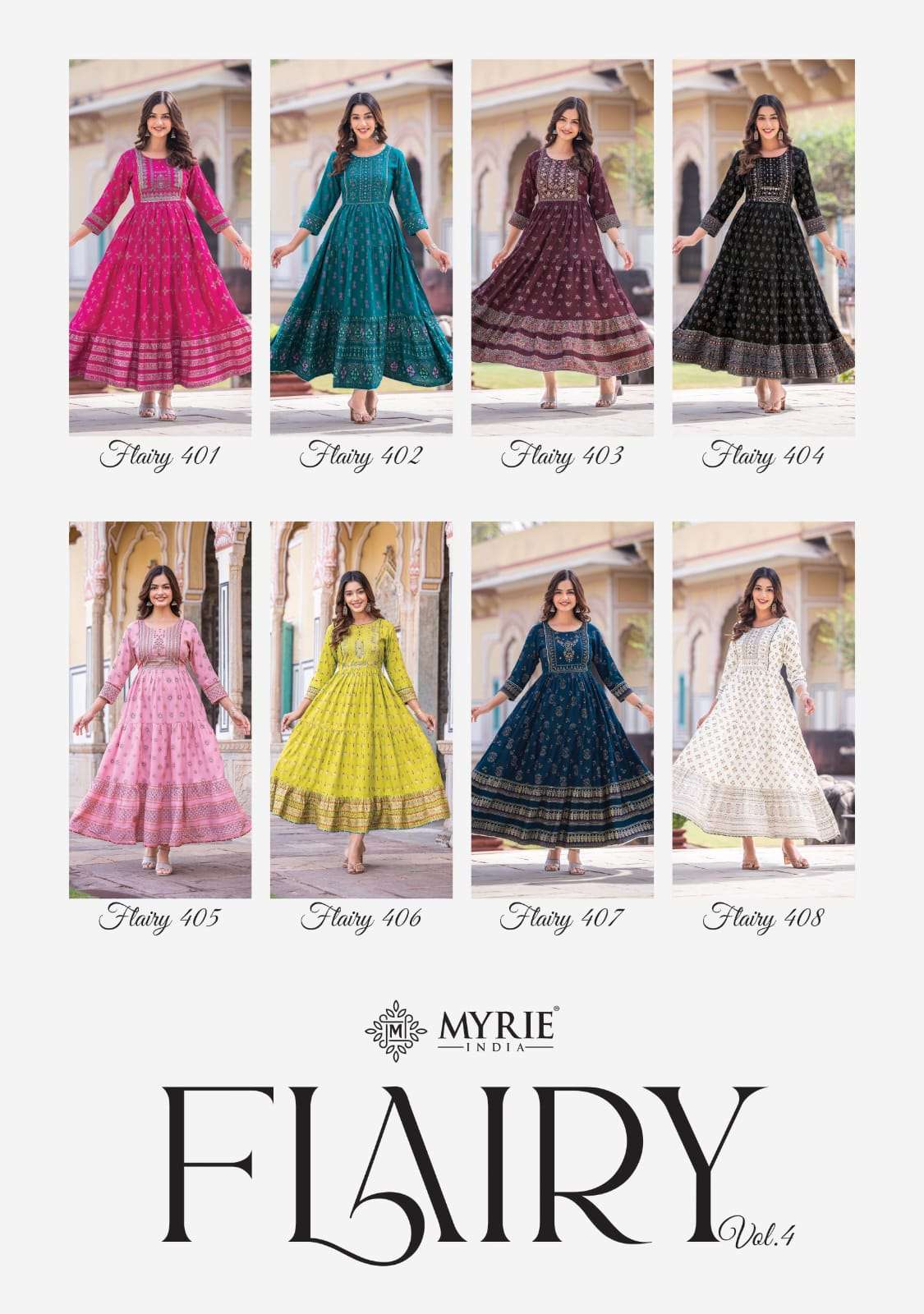 MAYRIE INDIA FLAIRY VOL 4 Kurti Wholesale catalog