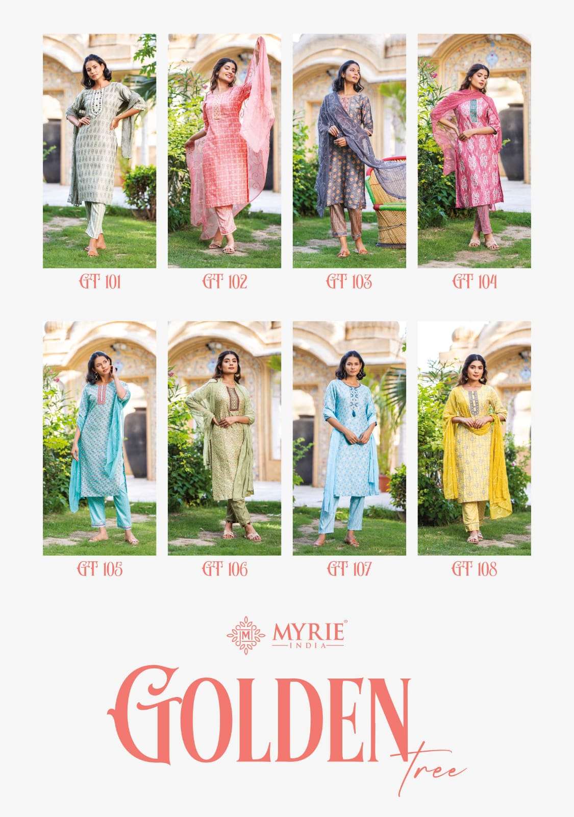 MAYRIE INDIA Golden Tree Capsule Print Kurti Wholesale catalog