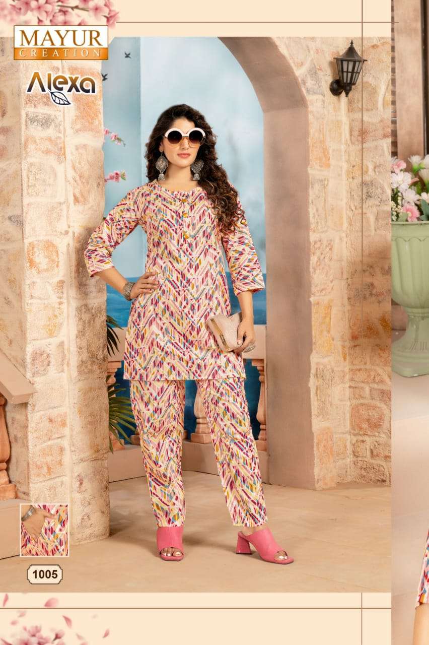 MAYUR CREATION ALEXA VOL-01 codset Kurti Wholesale catalog