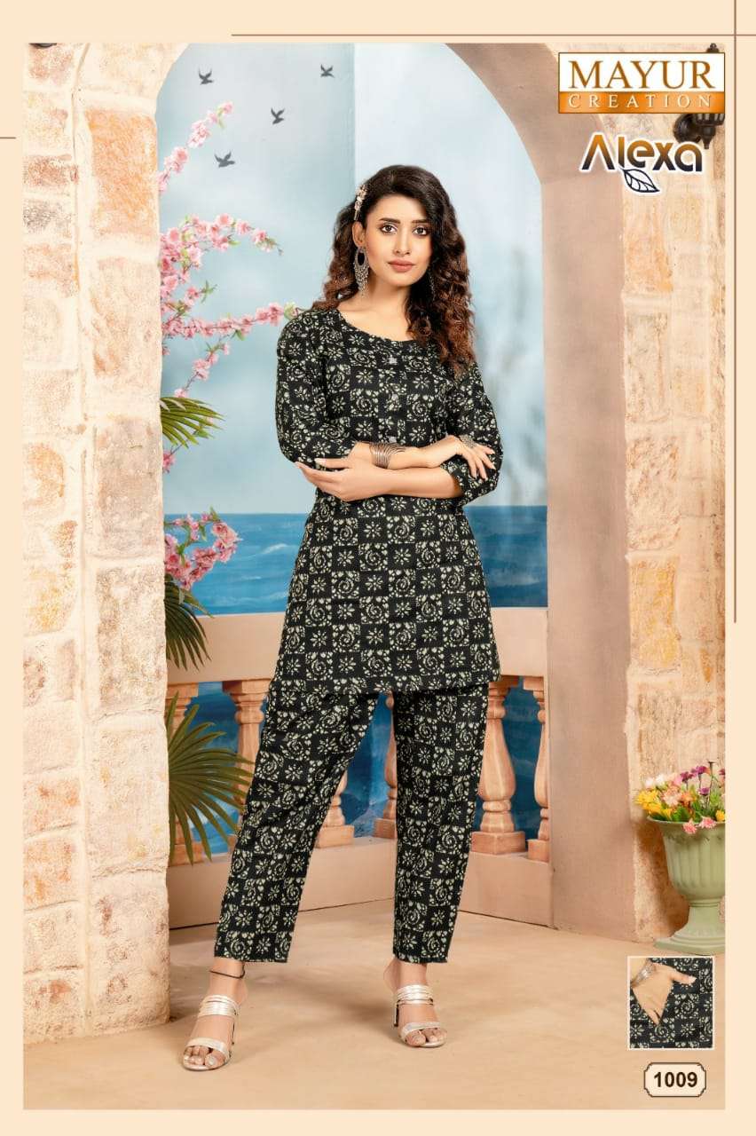 MAYUR CREATION ALEXA VOL-01 codset Kurti Wholesale catalog