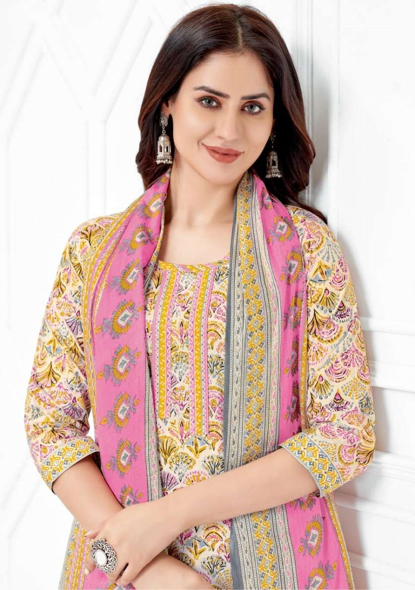Mayur Khushika Vol-1 – Kurti Pant With Dupatta