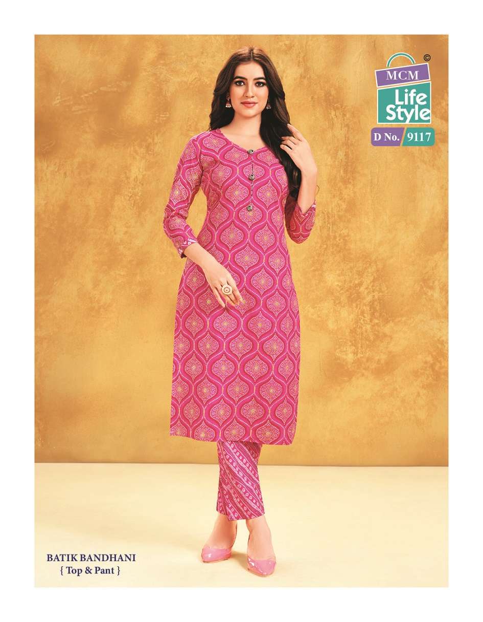 MCM LifeStyle Batik Bandhni Special – Kurti Pant With Dupatta