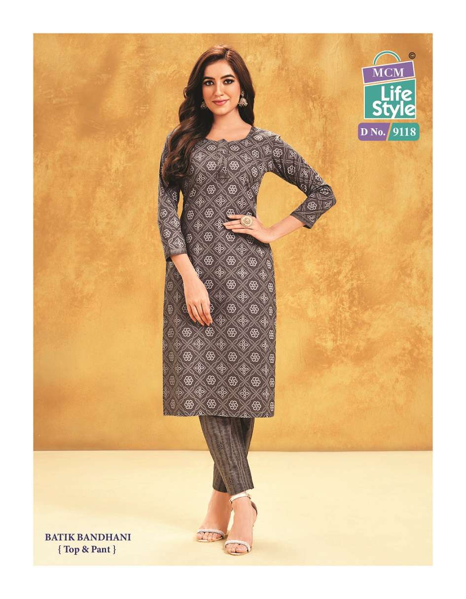 MCM LifeStyle Batik Bandhni Special – Kurti Pant With Dupatta