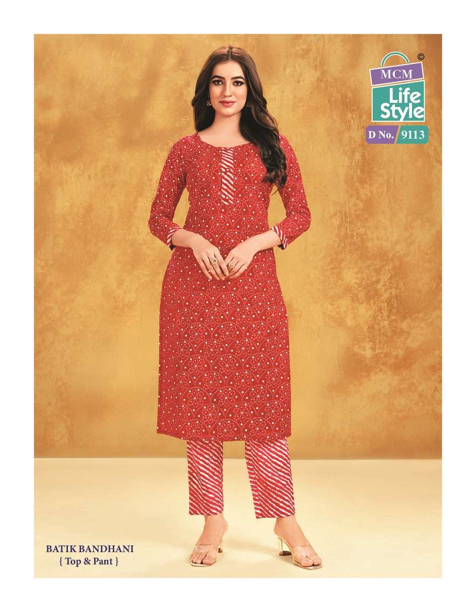 MCM Priyatama Batik Bandhani – Kurti With Pant