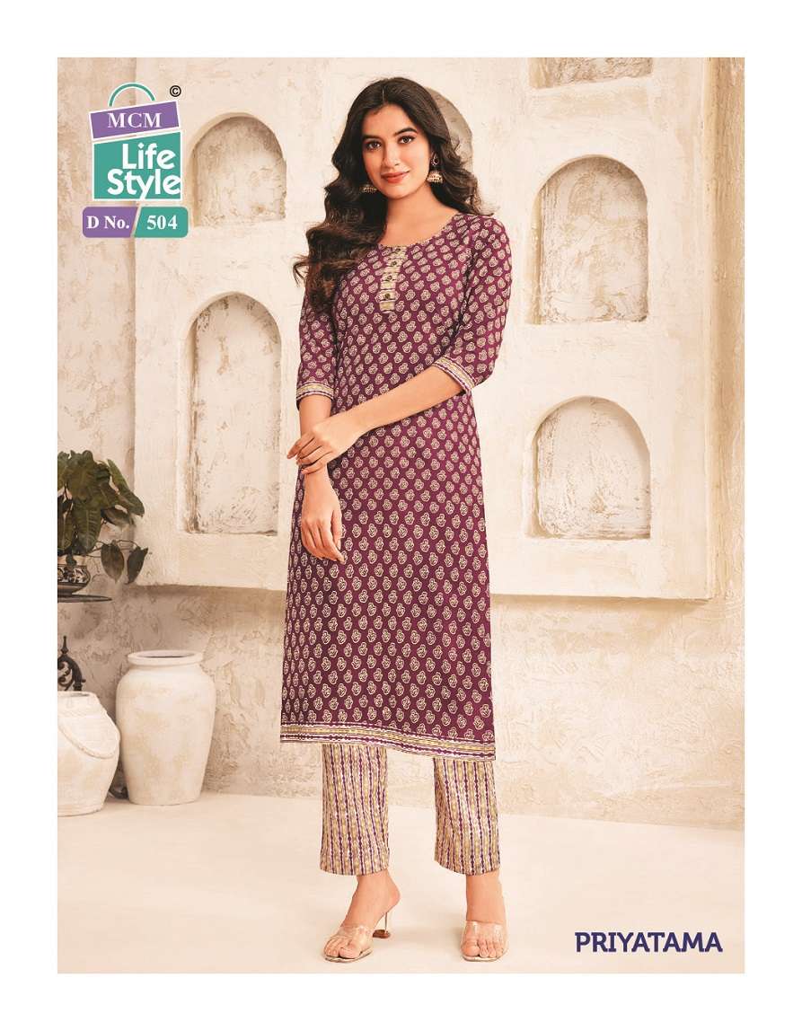 MCM Priyatama Vol-5 – Kurti With Pant