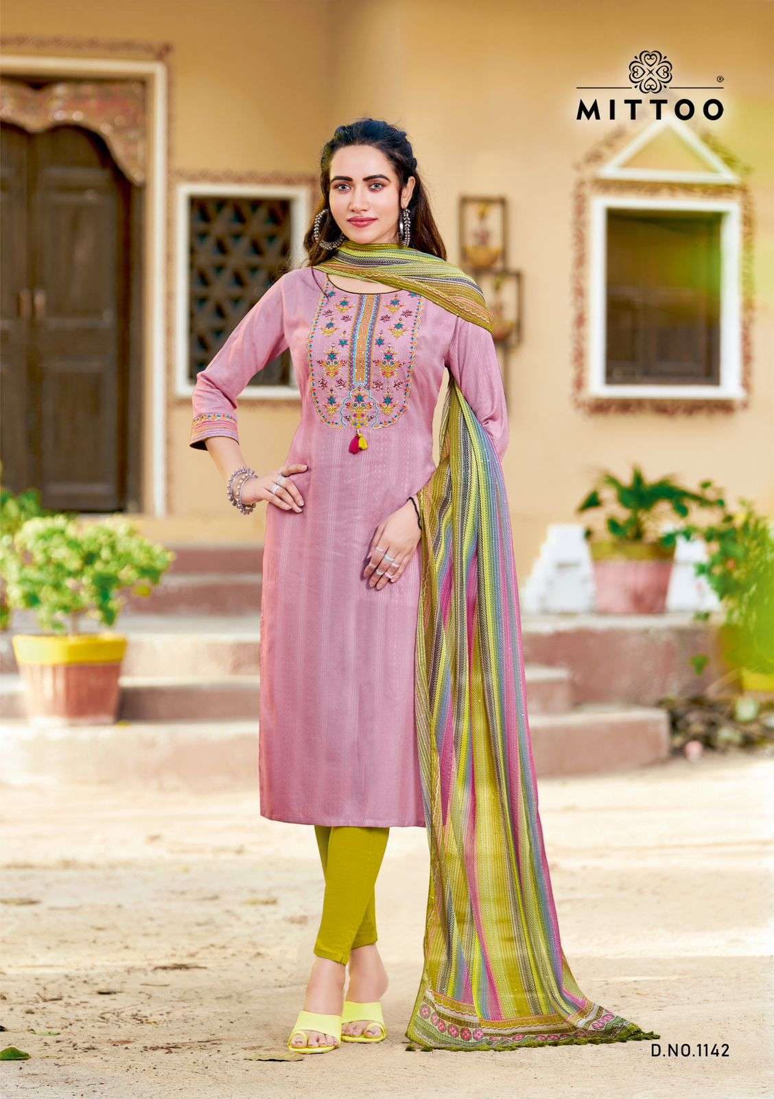 MITTOO KHWAISH Rayon Weaving Kurti Wholesale catalog