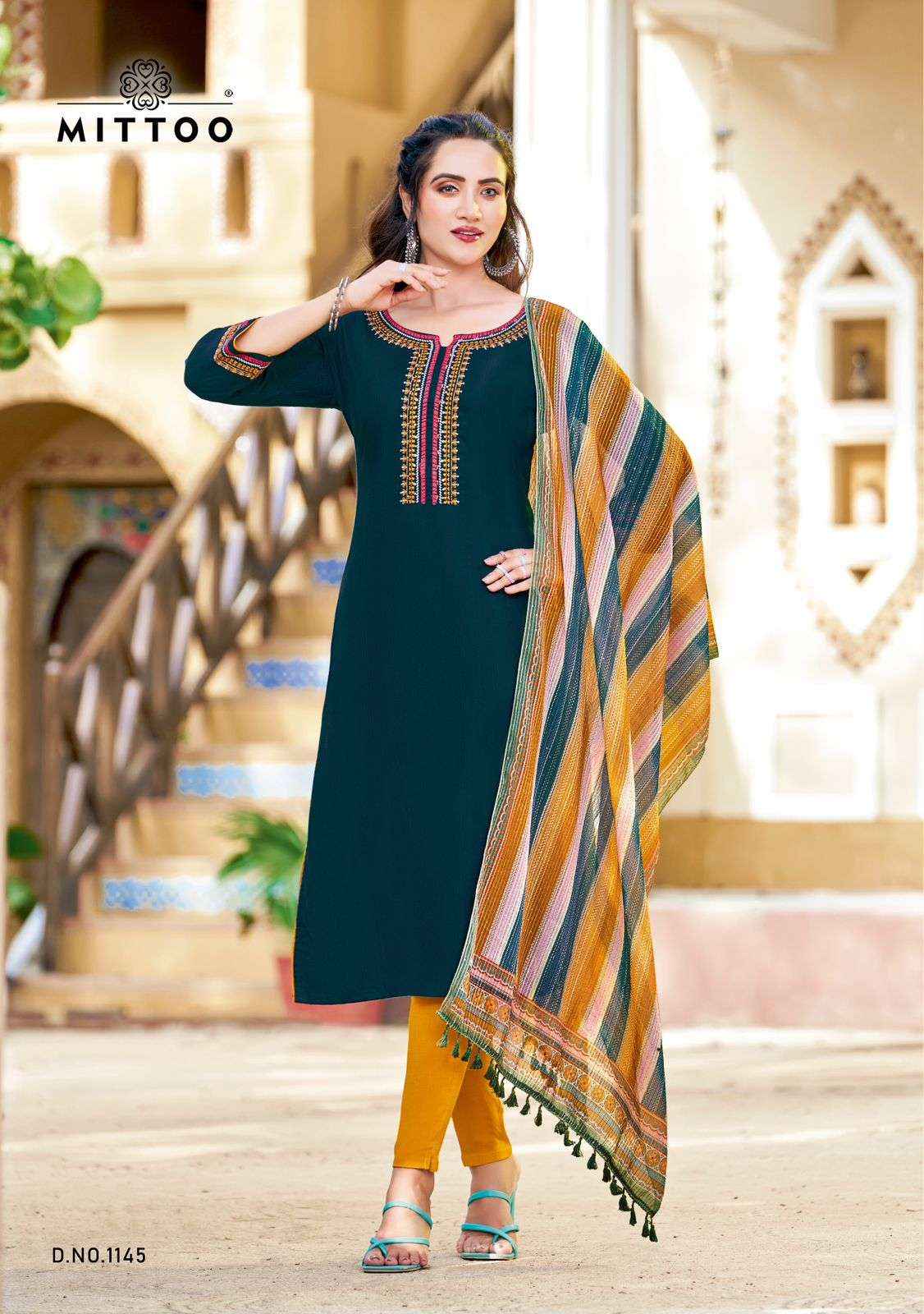 MITTOO KHWAISH Rayon Weaving Kurti Wholesale catalog