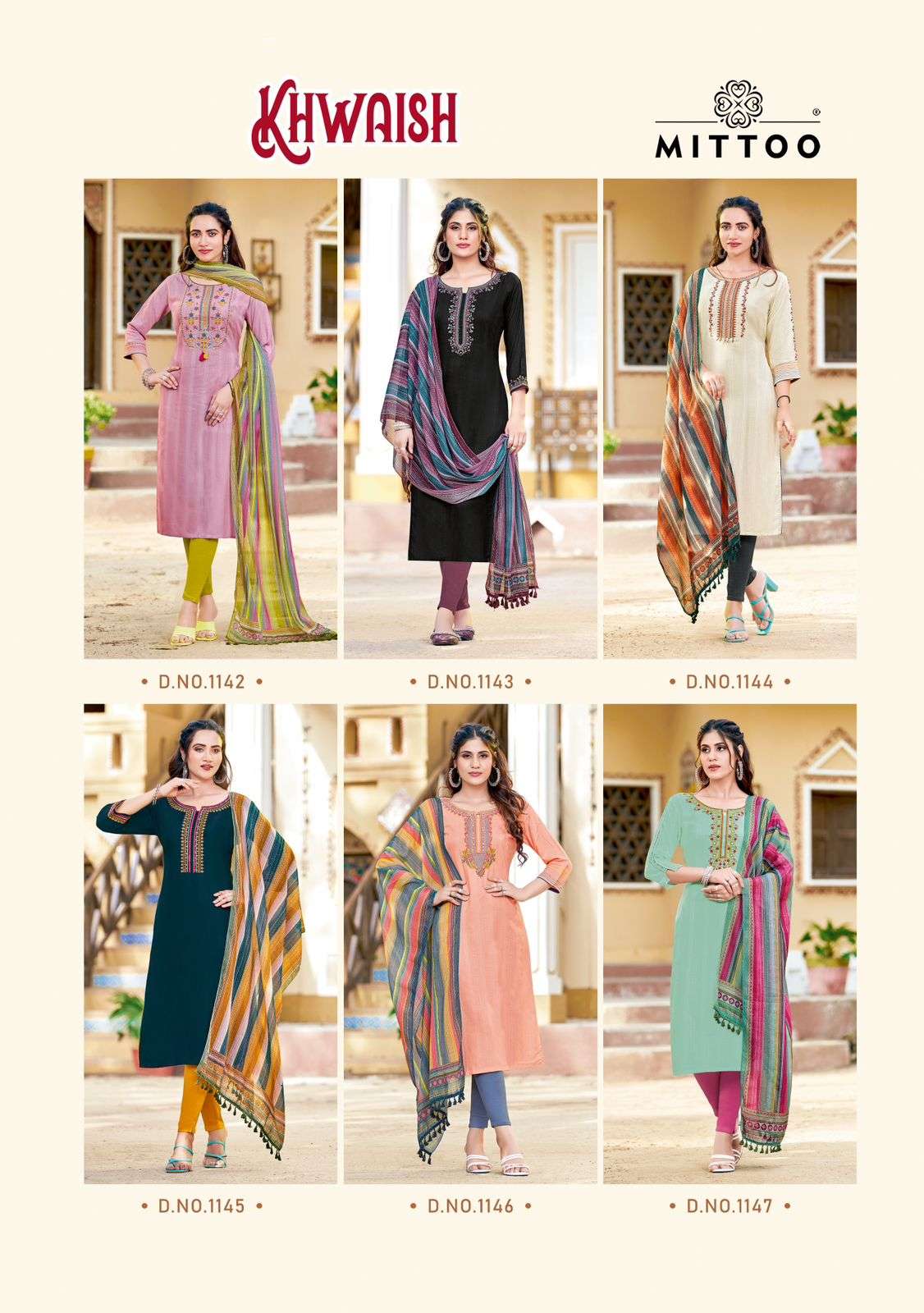 MITTOO KHWAISH Rayon Weaving Kurti Wholesale catalog