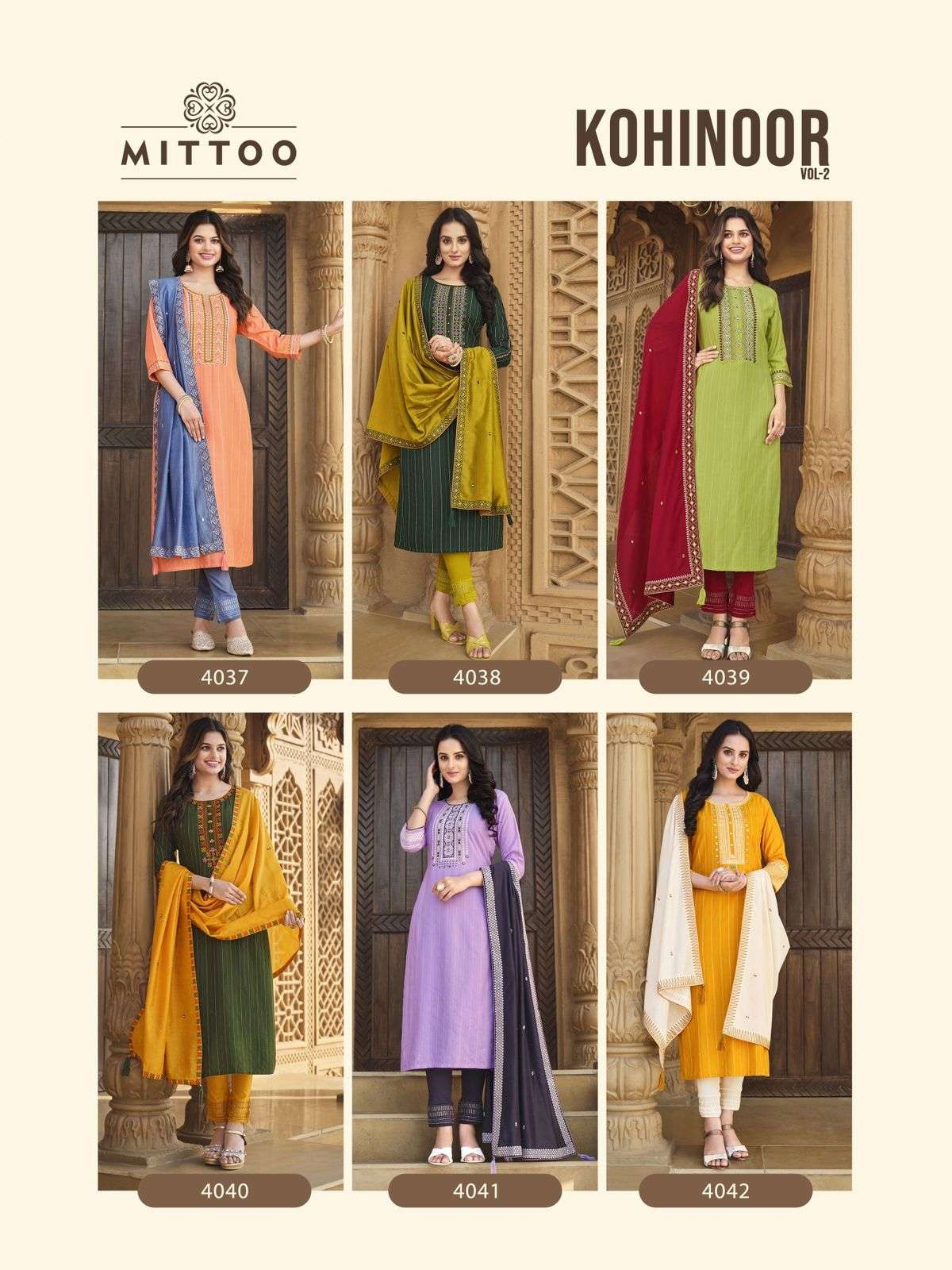 MITTOO Kohinoor Vol 2 Rayon Kurti Wholesale catalog