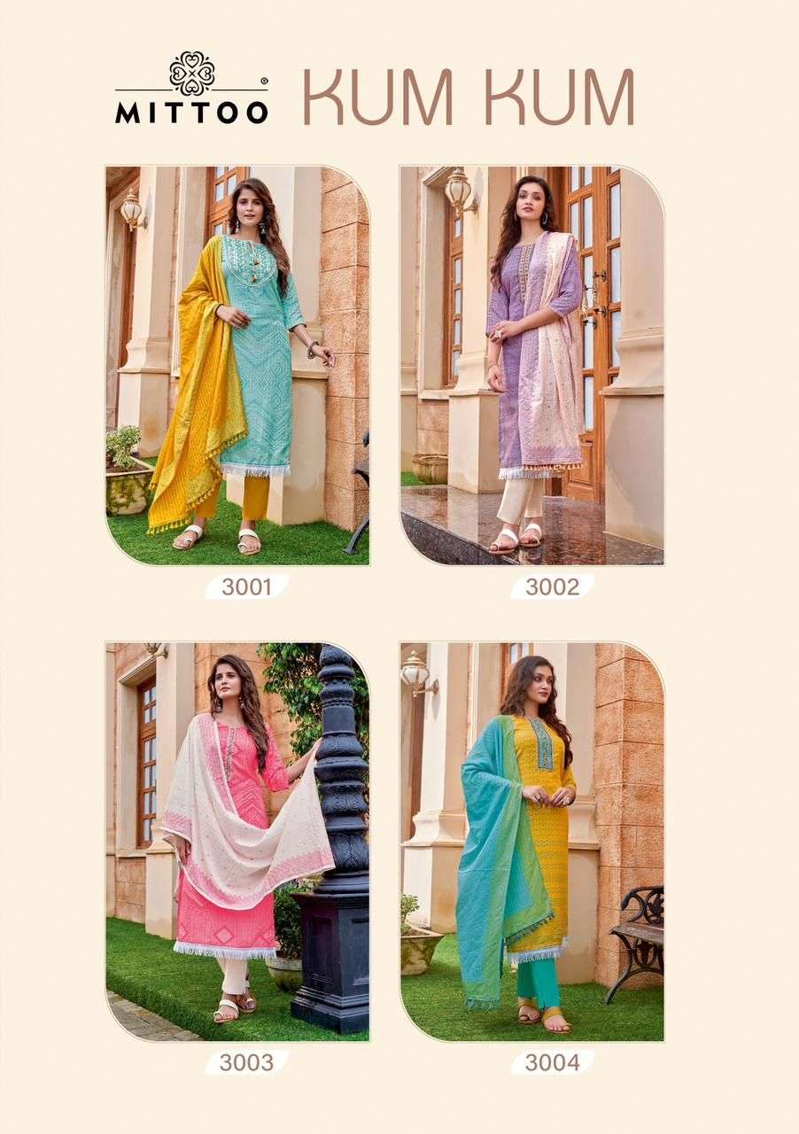 MITTOO KUMKUM Cotton Kurti Wholesale catalog