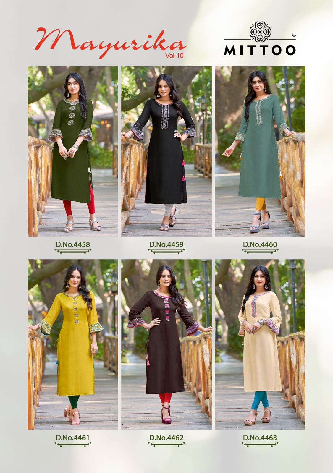 MITTOO Mayurika Vol 10 Kurti Wholesale catalog