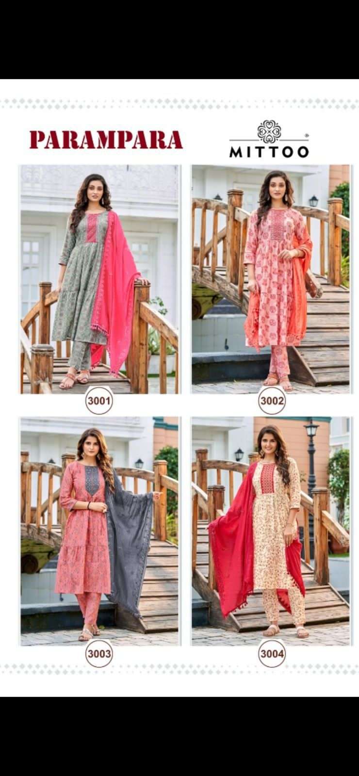 MITTOO PARAMPARA Chanderi Viscose Kurti Wholesale catalog