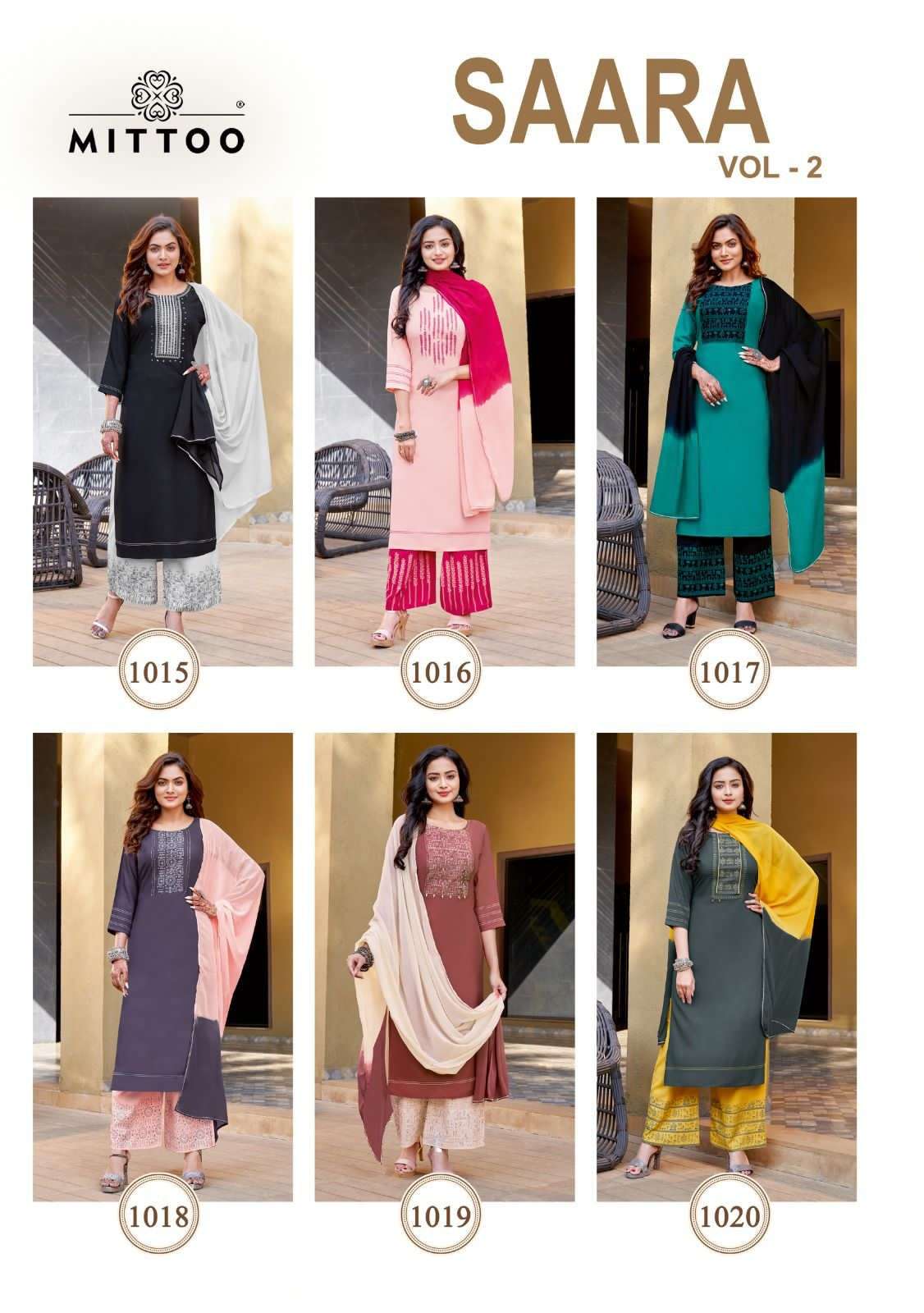 MITTOO Saara vol 2  Heavy Rayon Kurti Wholesale catalog