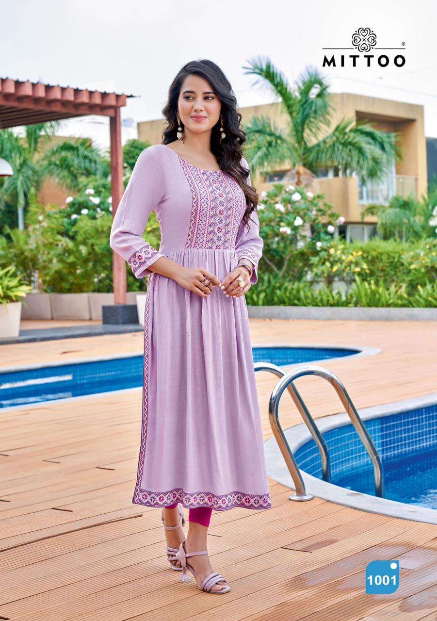MITTOO SARGAM Kurti Wholesale catalog