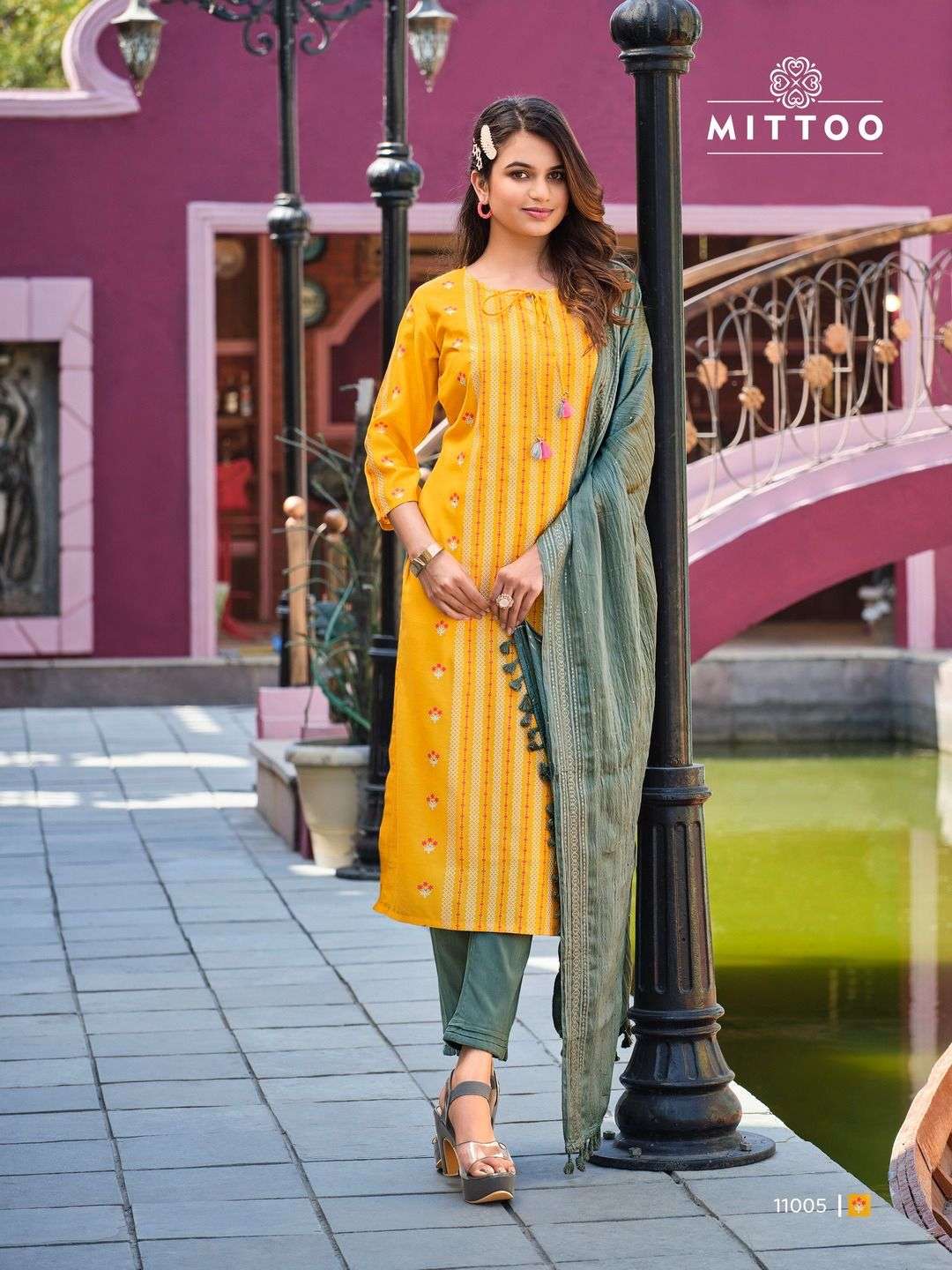 MITTOO SELINA Viscose print Kurti Wholesale catalog