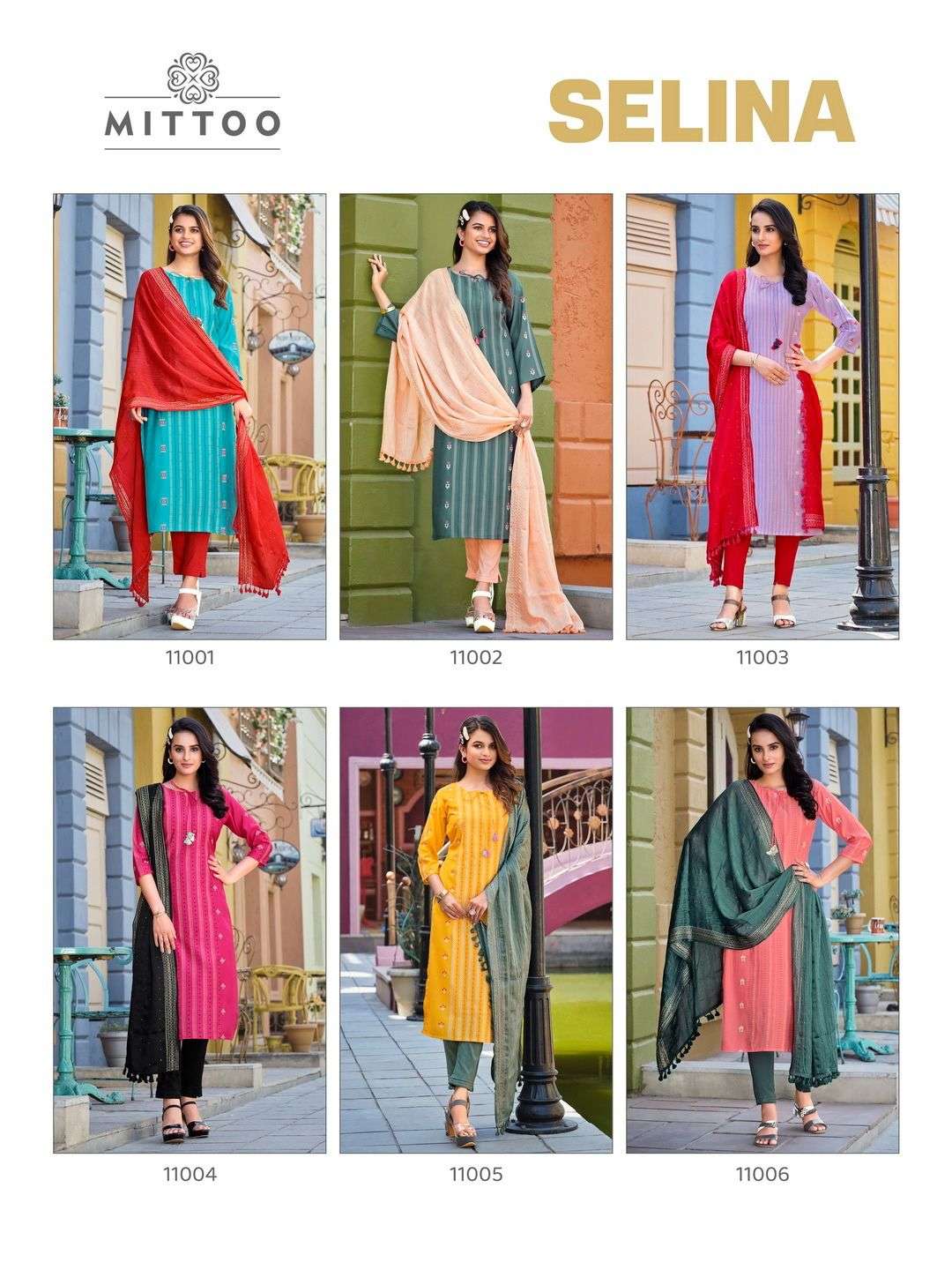 MITTOO SELINA Viscose print Kurti Wholesale catalog