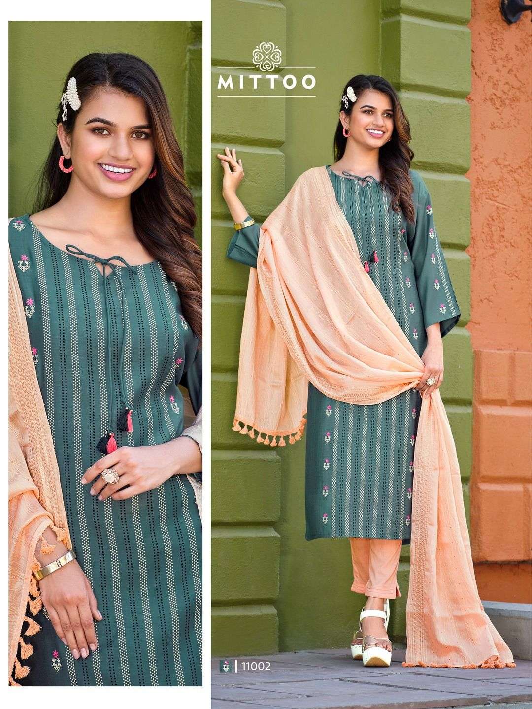 MITTOO SELINA Viscose print Kurti Wholesale catalog