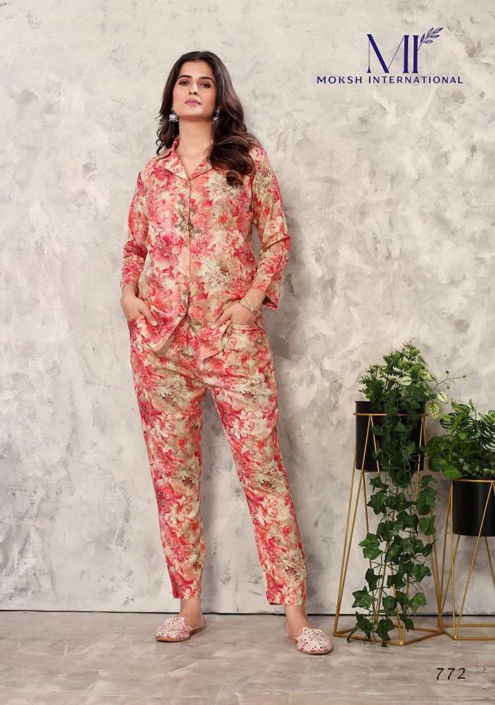 Moksh International Co-ord Set Vol-1 Kurti Wholesale catalog