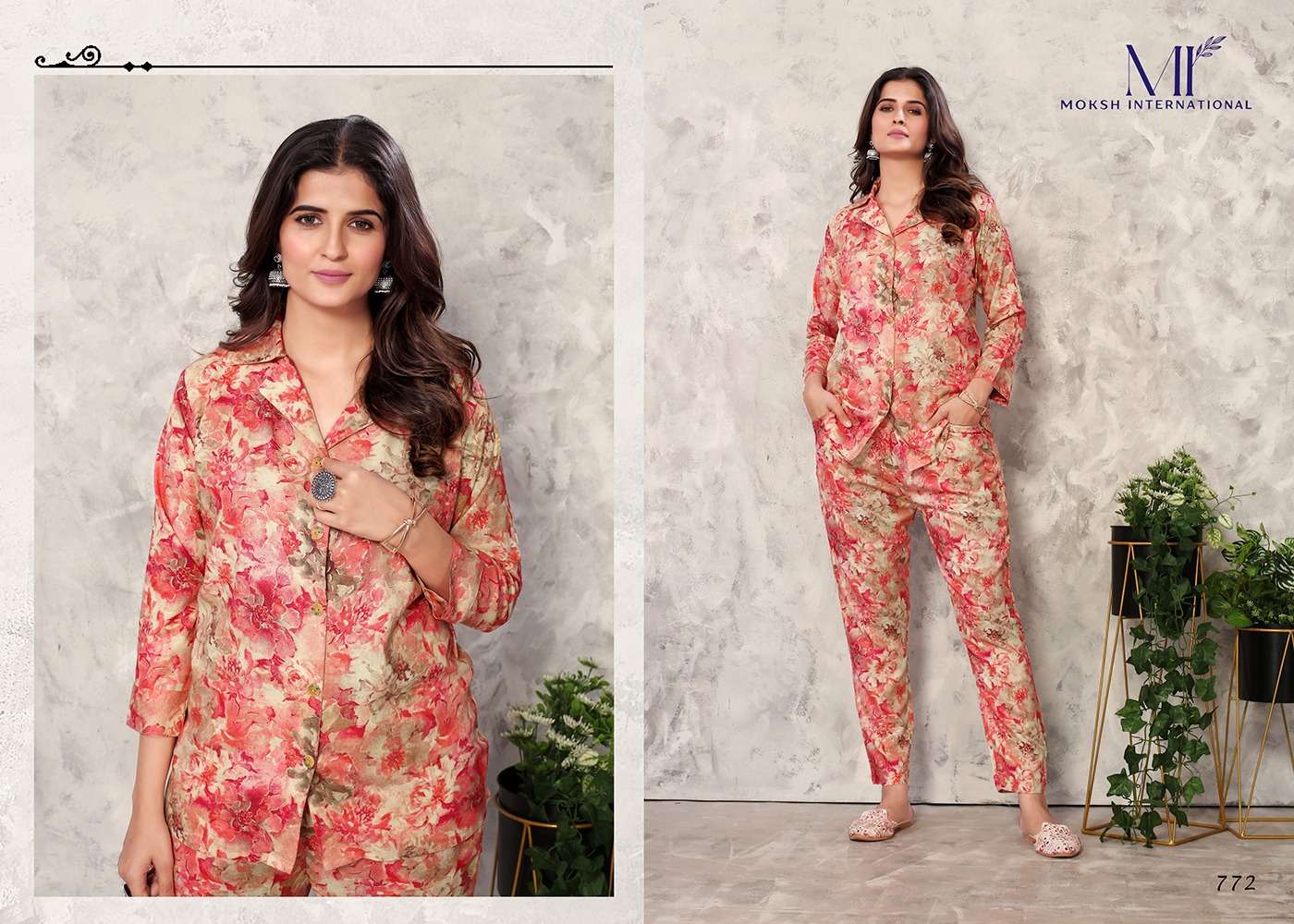 Moksh International Co-ord Set Vol-1 Kurti Wholesale catalog