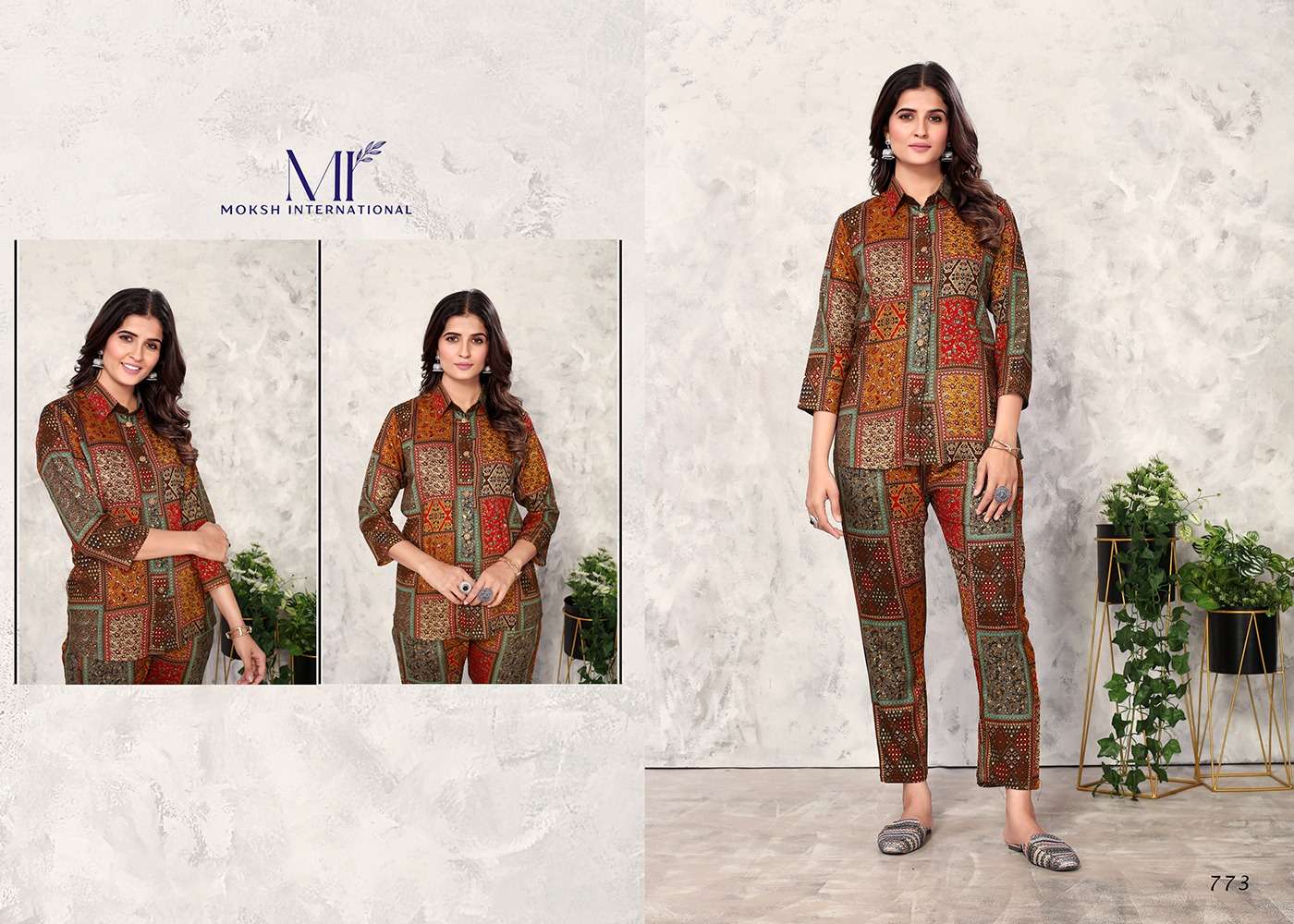 Moksh International Co-ord Set Vol-1 Kurti Wholesale catalog