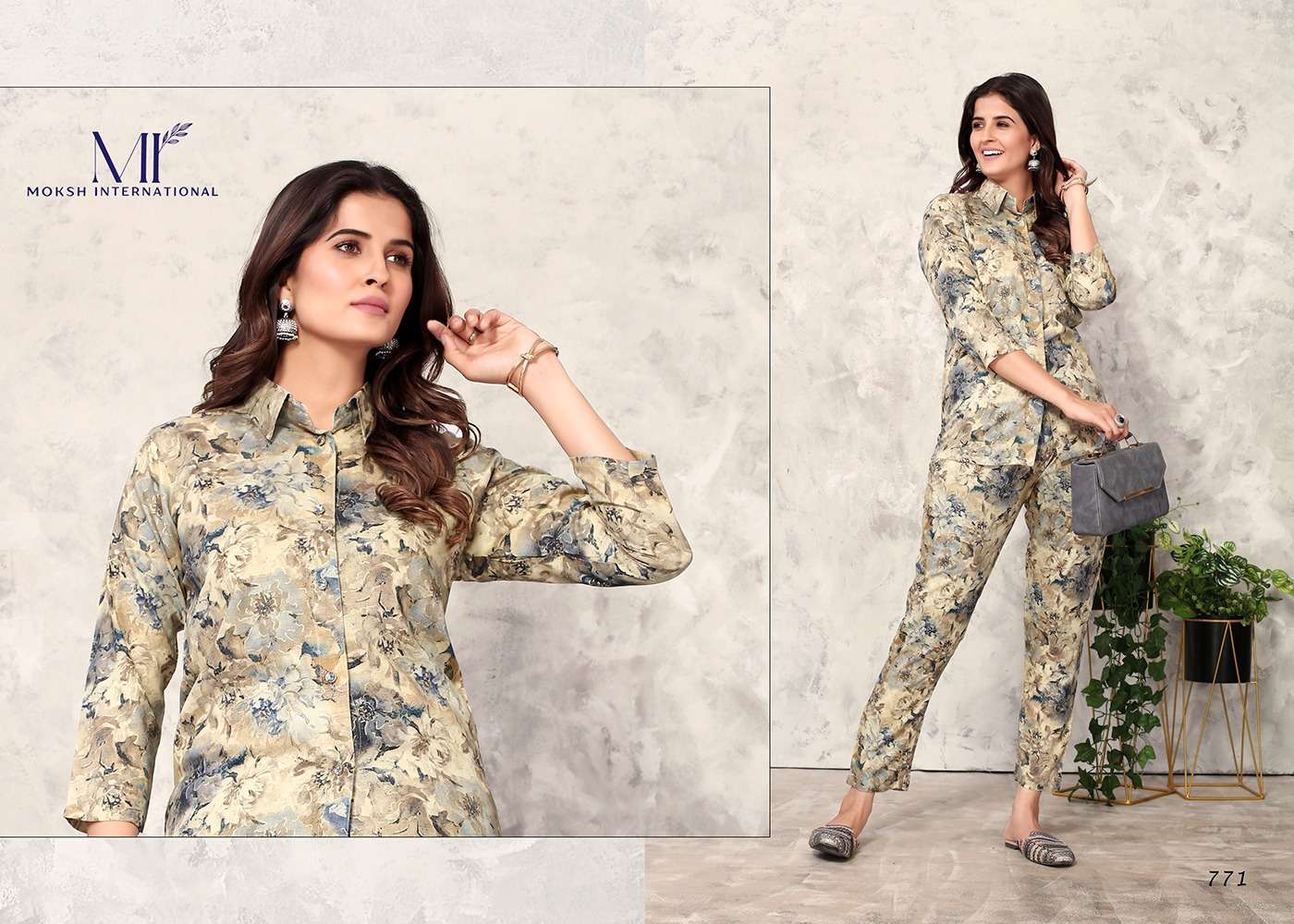 Moksh International Co-ord Set Vol-1 Kurti Wholesale catalog