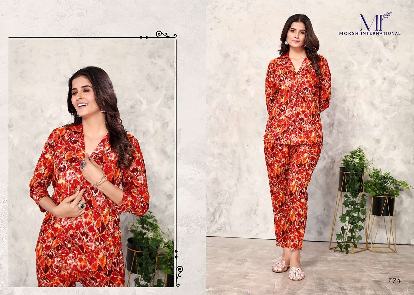 Moksh International Co-ord Set Vol-1 Kurti Wholesale catalog